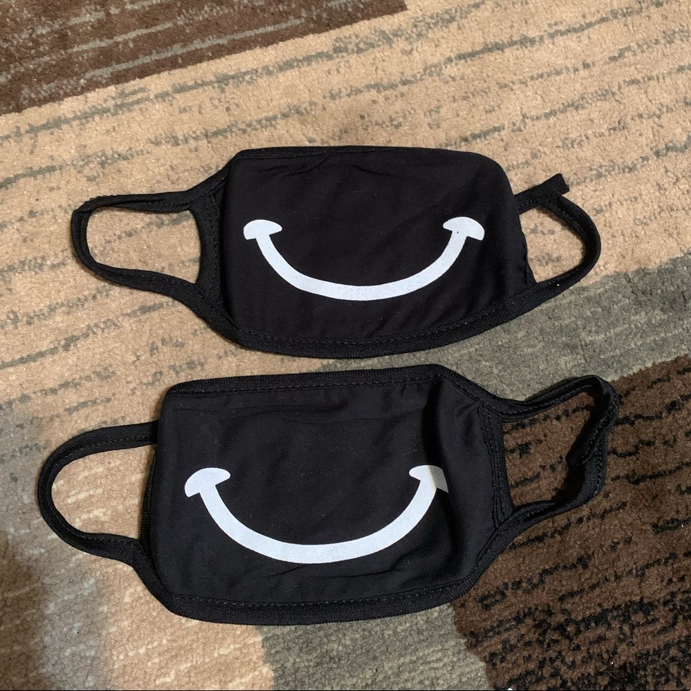 Two Smiley Masks